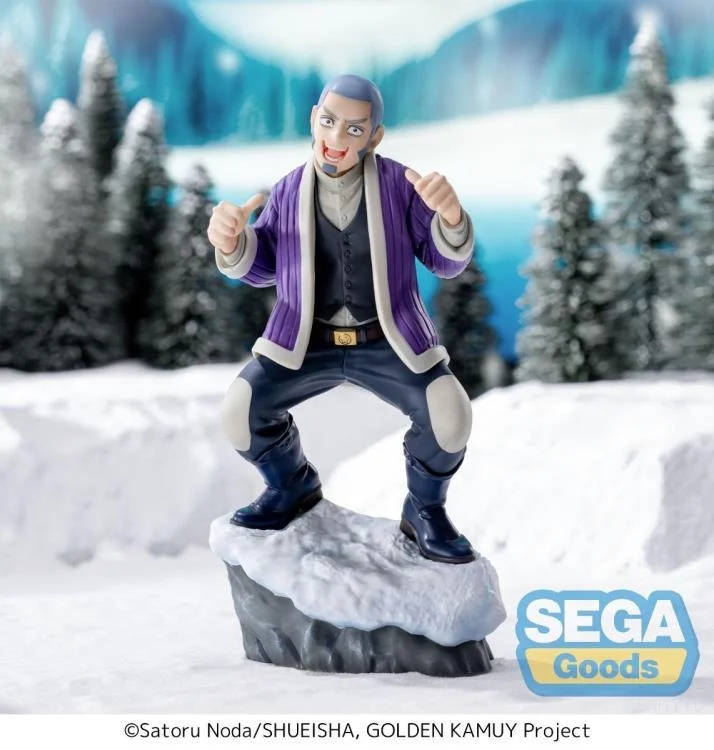 Golden Kamuy Xross Link Anime PVC Statue Yoshitake Shiraishi 14 cm